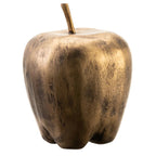 Imitação de cobre fruta estátua simulado maçã pêra sala mobiliário mesa decoração artesanato frutas escultura moderna decoração para casa