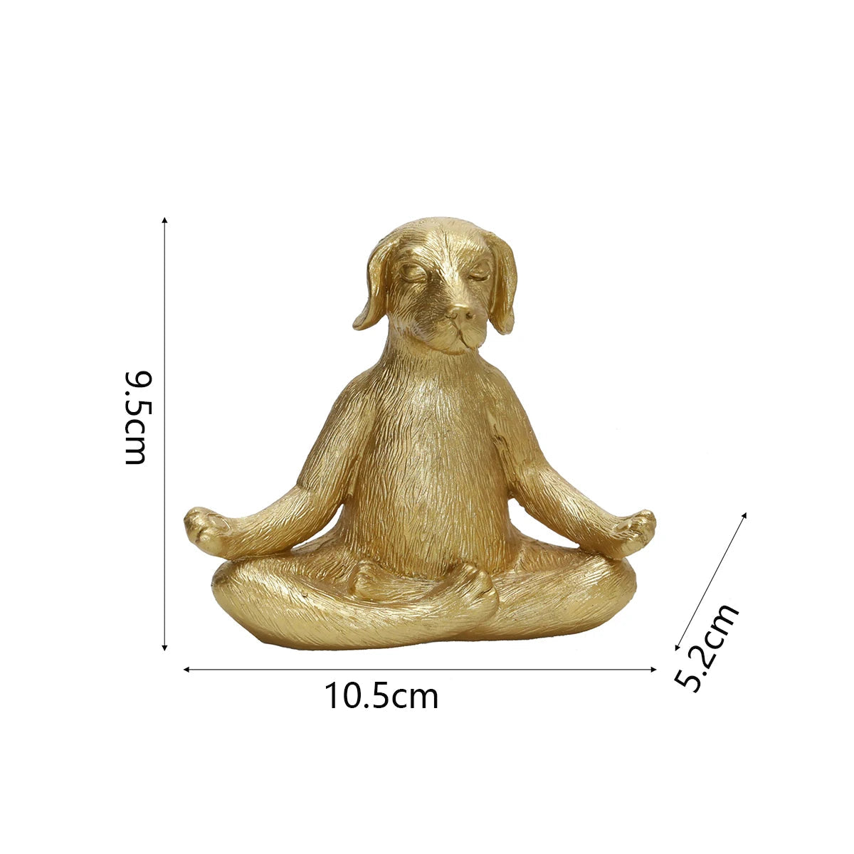 1pc estátua de meditação, estátua de yoga de cachorro, estátua de pose de yoga estátuas decorativas de jardim para pátio, gramado, quintal e decoração de jardim