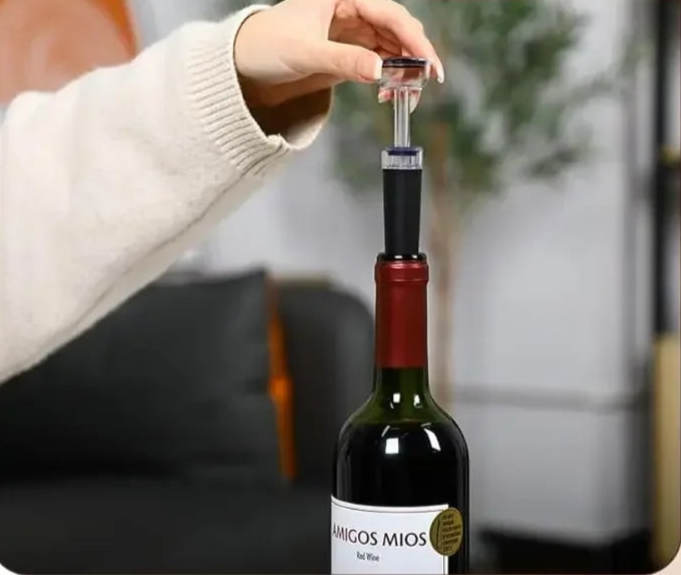 Kit com Abridor Elétrico de Vinho