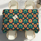 Toalha de Mesa Geométrica à Prova d'Água para Decoração