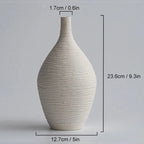 Vaso de Cerâmica Nórdico Decorativo