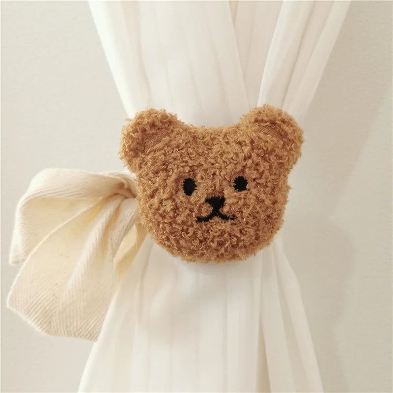 Gancho Teddy Bear Para Cortina, Decoração Quarto Infantil, Gancho de Cortina, Teddy Bear, Loja Rowa Home