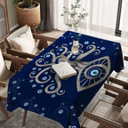 Nazar mau olhado árvore da vida toalha de mesa festa de aniversário casamento natal capa de mesa limpar pano decoração cobre retângulo