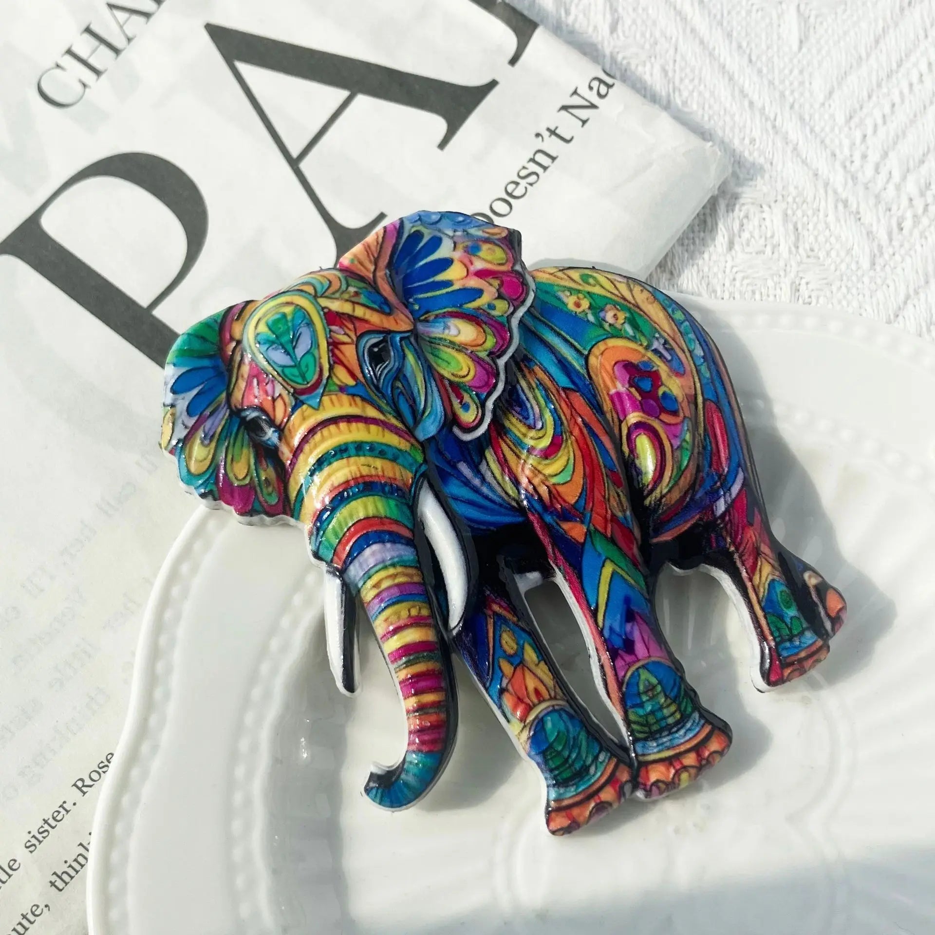 1pc boêmio elefante geladeira ímã criativo geladeira ímã adesivos cozinha e decoração de casa diy acessórios magnéticos