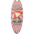 Prancha de surf parede pendurado sinal de madeira decoração de praia verão temático tropical bar decoração de parede bem-vindo ao paraíso sinal de porta para casa quarto