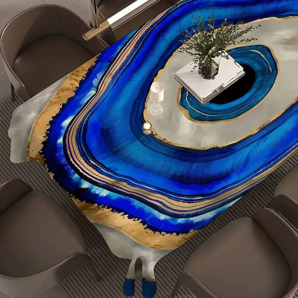 Nazar mau olhado árvore da vida toalha de mesa festa de aniversário casamento natal capa de mesa limpar pano decoração cobre retângulo