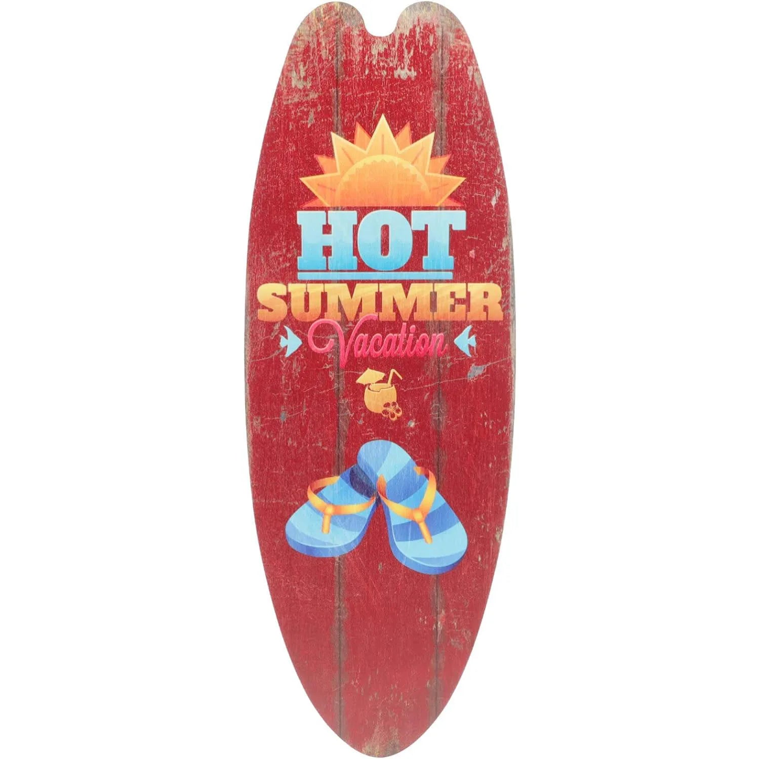 Prancha de surf parede pendurado sinal de madeira decoração de praia verão temático tropical bar decoração de parede bem-vindo ao paraíso sinal de porta para casa quarto