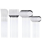 Conjunto de Talheres  Multicoloridos com 24 Peças