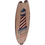 Prancha de surf parede pendurado sinal de madeira decoração de praia verão temático tropical bar decoração de parede bem-vindo ao paraíso sinal de porta para casa quarto