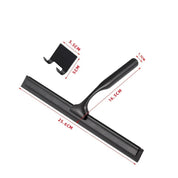 Rodo de silicone multiuso, raspador de parede, alça de aço inoxidável, limpador com gancho para cozinha, banheiro, janela, vidro limpo