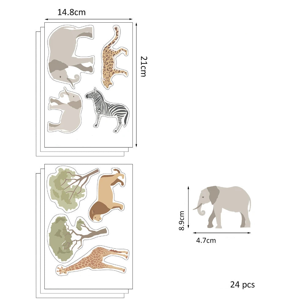 Adesivo de Parede Safari