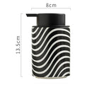 Garrafa De Cerâmica De Estilo Europeu para Loção, Recipiente De Espuma, Casa E Hotel Shampoo, Garrafa De Armazenamento De Água De Limpeza, Acessórios Do Banheiro
