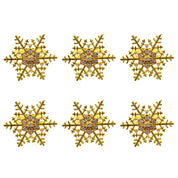 6 pçs anéis de guardanapo de natal árvore de natal floco de neve veados quebra-nozes guardanapo titular fivela de guardanapo de ouro para festa de natal decoração de mesa