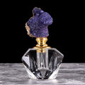 Garrafa de Perfume de Cristal Ágata Recarregável