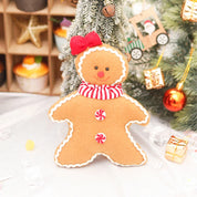 Natal decoração de ano novo para casa boneca de pelúcia homem de gengibre árvore de natal pendurado ornamento pingente interior presente do miúdo decoração 2024