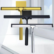 Rodo de silicone multiuso, raspador de parede, alça de aço inoxidável, limpador com gancho para cozinha, banheiro, janela, vidro limpo