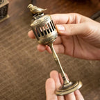 Urraca oco lâmpada sândalo fragrância incensário fumar backflow incenso titular casa de chá ornamentos sala estudo decoração casa