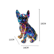 Estátua Cachorros Grafitados