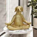 1pc estátua de meditação, estátua de yoga de cachorro, estátua de pose de yoga estátuas decorativas de jardim para pátio, gramado, quintal e decoração de jardim