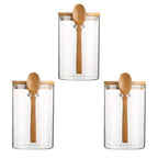 Conjunto de Potes Herméticos com Colher