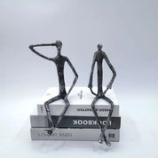 Escultura Humana em Ferro Fundido