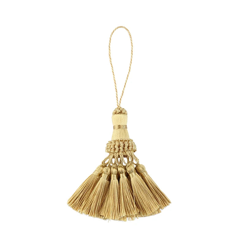 1pc borlas pendurado decoração artesanato franja de seda borla chaveiros escova diy decoração para sacos portas cortina marcadores chaves
