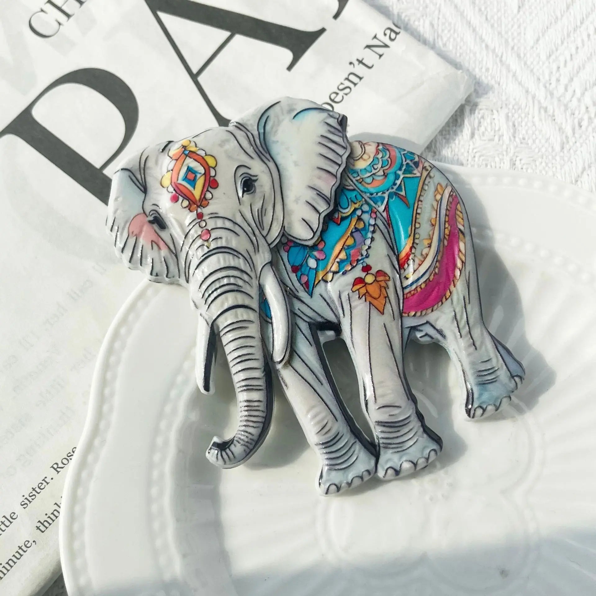 1pc boêmio elefante geladeira ímã criativo geladeira ímã adesivos cozinha e decoração de casa diy acessórios magnéticos