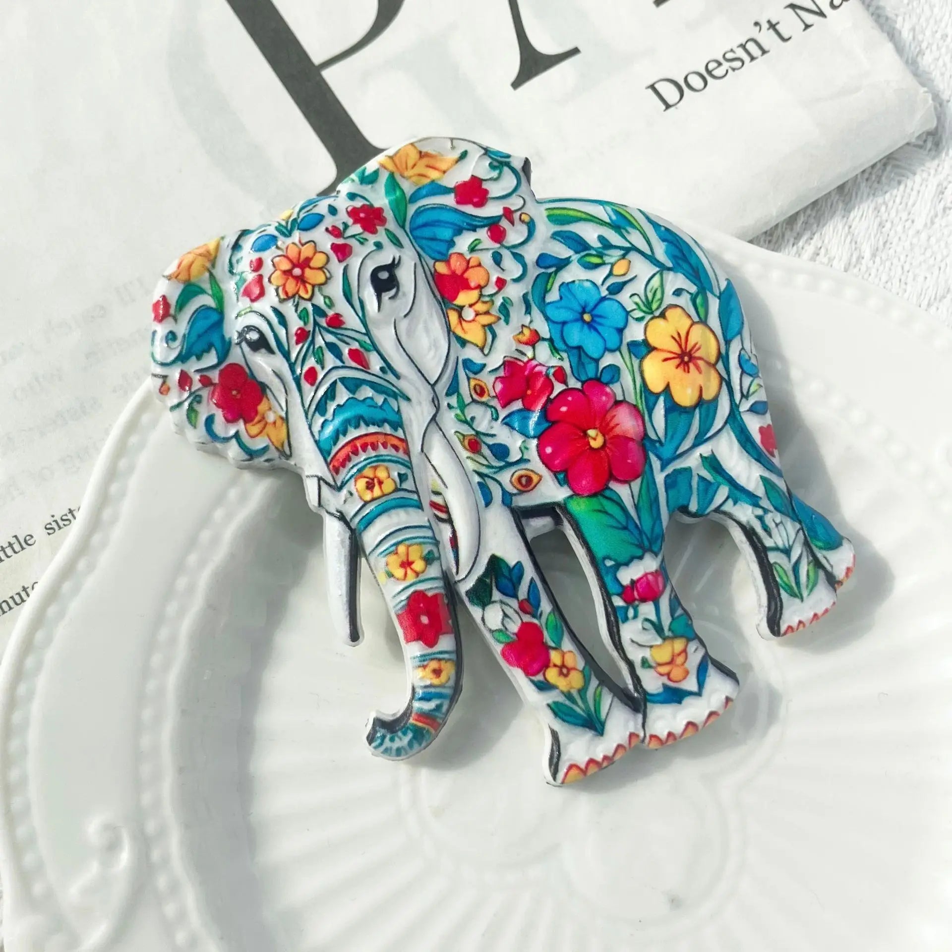 1pc boêmio elefante geladeira ímã criativo geladeira ímã adesivos cozinha e decoração de casa diy acessórios magnéticos