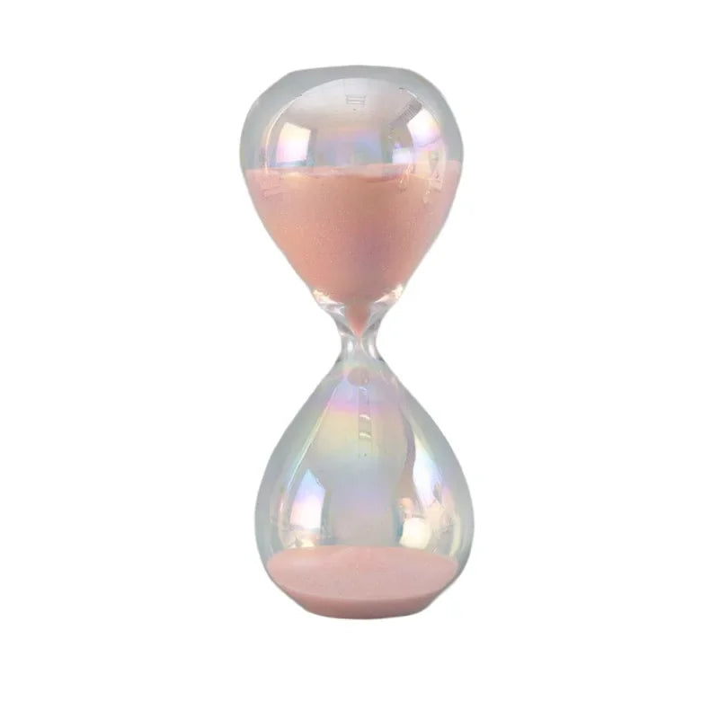 Temporizador de ampulheta colorido para casa, ornamento divertido para crianças, presente de aniversário para viagens de negócios, 30 minutos