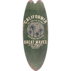 Prancha de surf parede pendurado sinal de madeira decoração de praia verão temático tropical bar decoração de parede bem-vindo ao paraíso sinal de porta para casa quarto