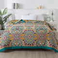 Colcha dupla de algodão puro gaze toalha colcha multifuncional cobertor verão ar condicionado refrigeração colcha boho capa de sofá