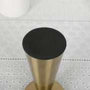 Castiçal dourado 3-1 conjunto, castiçal, pilar, recipiente de vela, suporte de metal cônico, decoração de casamento, luxo, presentes de dia dos namorados