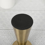 Castiçal dourado 3-1 conjunto, castiçal, pilar, recipiente de vela, suporte de metal cônico, decoração de casamento, luxo, presentes de dia dos namorados