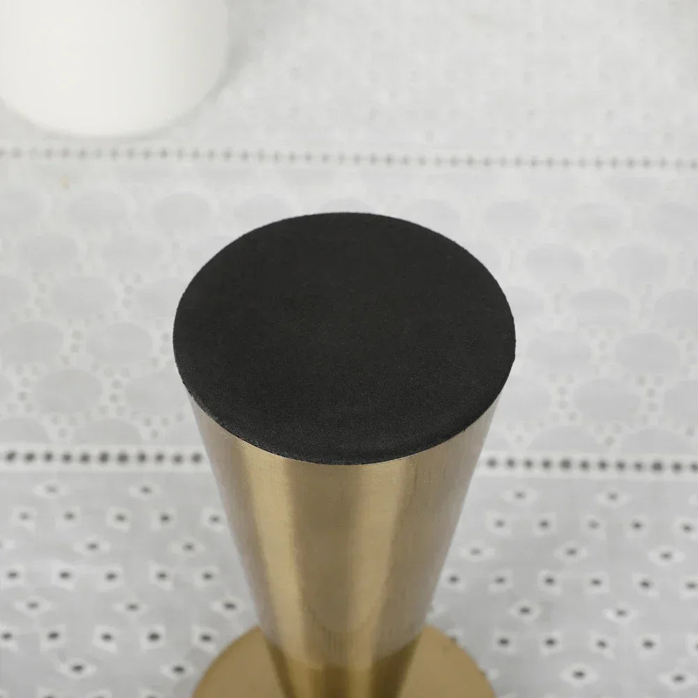 Castiçal dourado 3-1 conjunto, castiçal, pilar, recipiente de vela, suporte de metal cônico, decoração de casamento, luxo, presentes de dia dos namorados