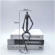 Escultura Humana em Ferro Fundido