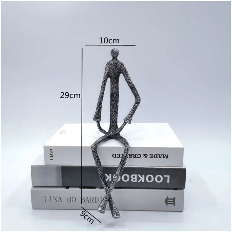 Escultura Humana em Ferro Fundido