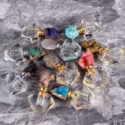 Garrafa de Perfume de Cristal Ágata Recarregável
