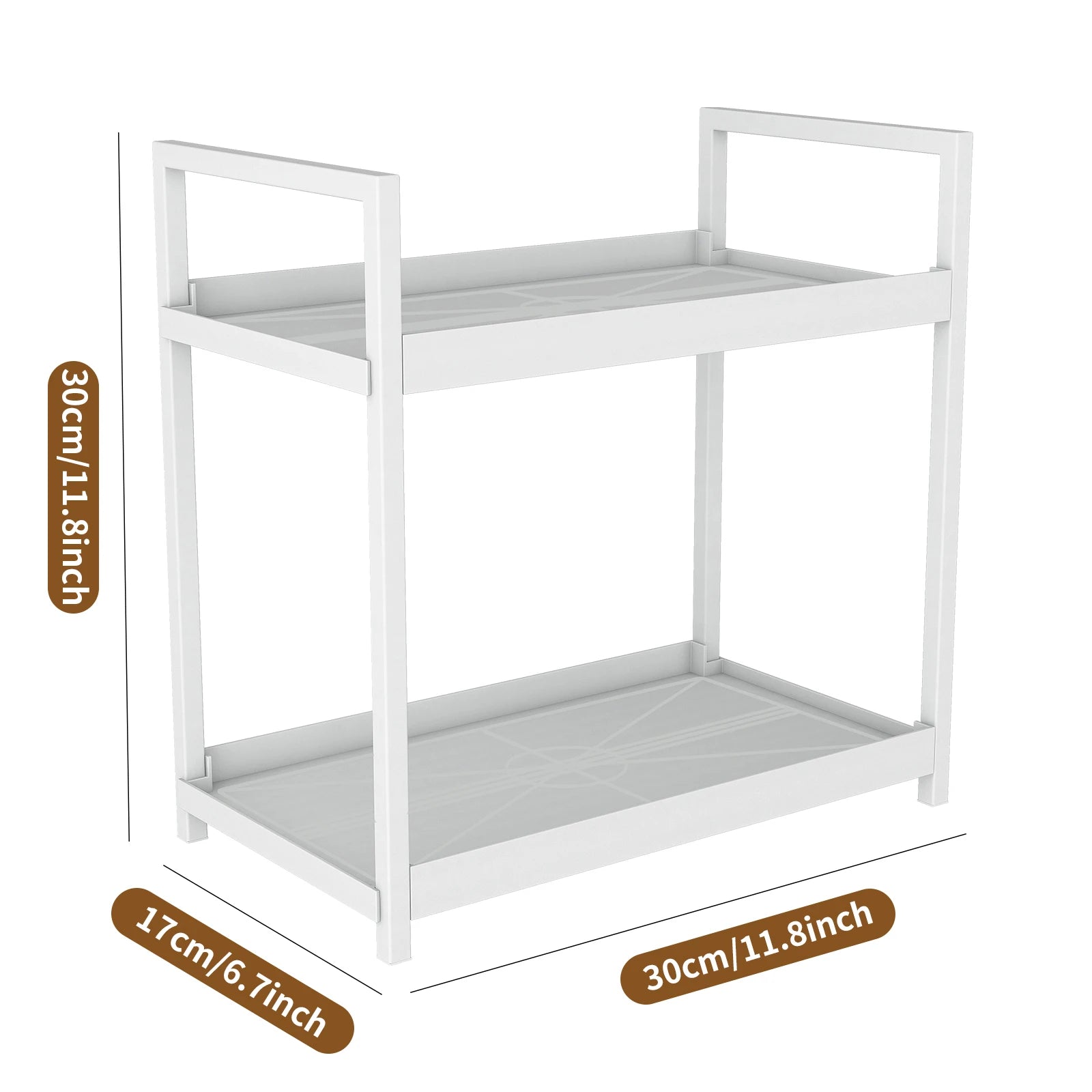 Rack de Armazenamento Multifuncional de Bancada