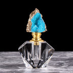 Garrafa de Perfume de Cristal Ágata Recarregável