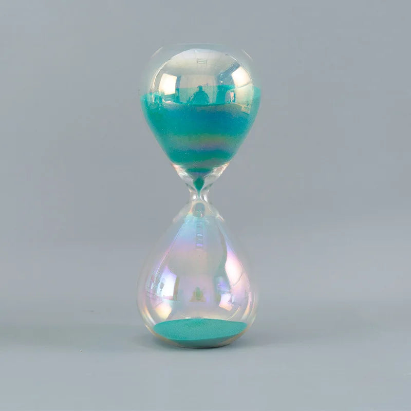 Temporizador de ampulheta colorido para casa, ornamento divertido para crianças, presente de aniversário para viagens de negócios, 30 minutos