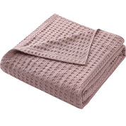 Cobertor térmico de algodão puro premium, cobertor térmico macio e confortável, leve, colchas para todas as estações