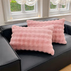 Kit com 2  Capas de Plush Para Almofadas