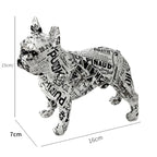 Estátua Cachorros Grafitados
