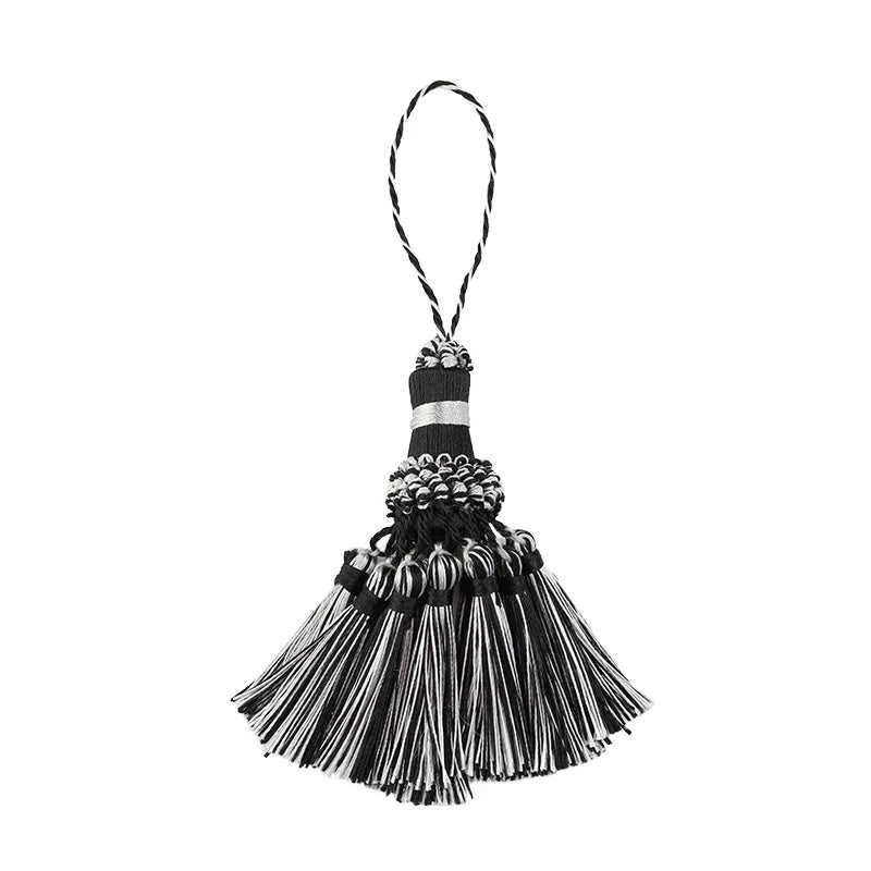 1pc borlas pendurado decoração artesanato franja de seda borla chaveiros escova diy decoração para sacos portas cortina marcadores chaves