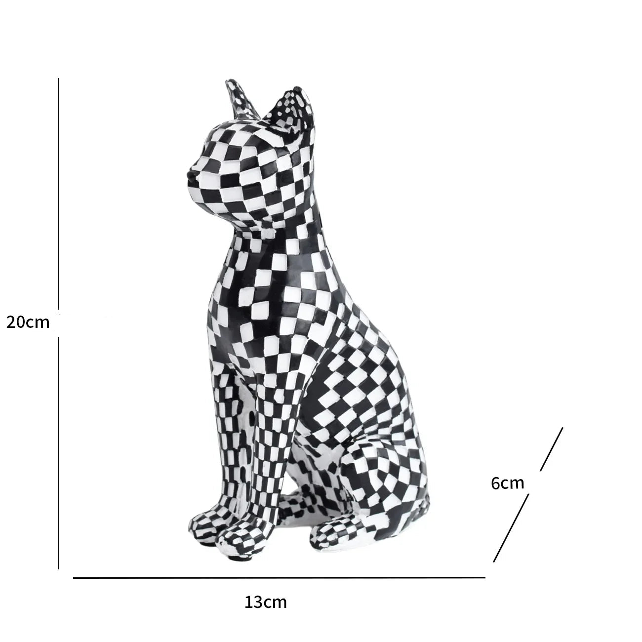 Mosaico estátua de buldogue francês artesanal escultura de arte colorida decoração animal 3d para jardim casa presente exclusivo para amantes de animais de estimação