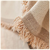 Engrossar chenille verde capa de sofá cobertor simples almofada geométrica ins vento areia toalha de cabelo moda cobertor sofá toalha