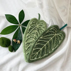 1pc toalha de mão de veludo coral, forma de folha de planta, pode ser pendurada para uso conveniente, superabsorvente, toalha de mão de cozinha e banheiro