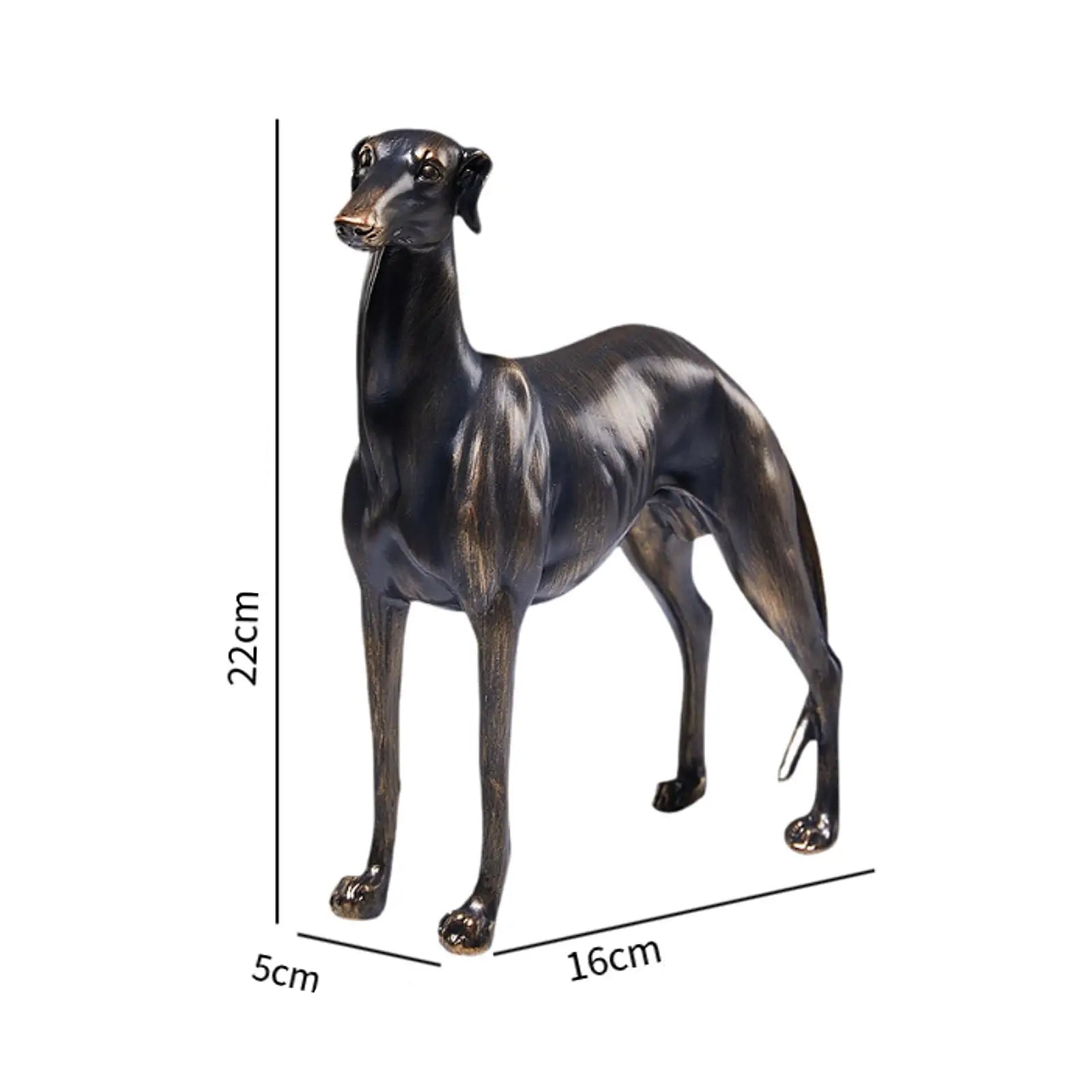 Escultura Cachorro em Resina