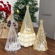 1/6 pçs decoração de natal romântico luz da noite luminosa árvore de natal presentes de ano novo festa de natal ornamento decoração de mesa do quarto