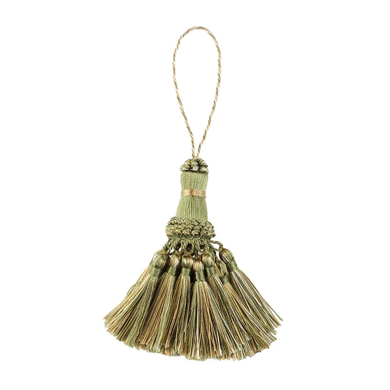 1pc borlas pendurado decoração artesanato franja de seda borla chaveiros escova diy decoração para sacos portas cortina marcadores chaves